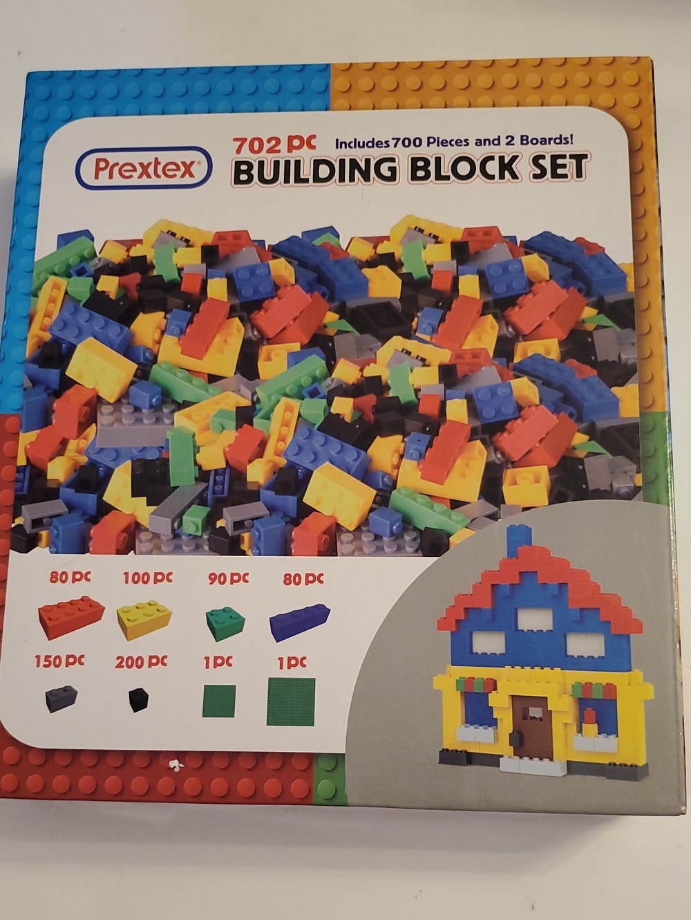 702pc Building Block Set - Multicolor Bricks for Kids